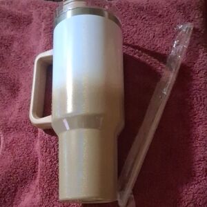 Iridescent Tumbler with Handle